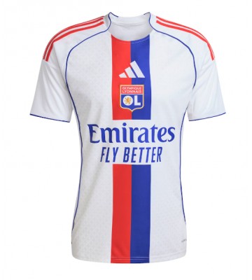 Olympique Lyonnais Hjemmebanetrøje 2025-26 Kortærmet